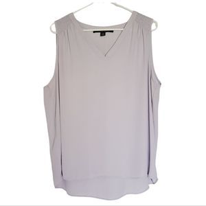 CYNTHIA Steffe Lilac V Neck Tank Size XL *1200